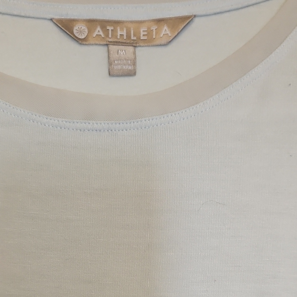 Athleta SoftBaby  Blue Tee Sz. M